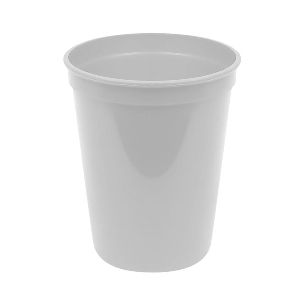 Plastic Stadium Cups - White 16 oz (500 PACK)