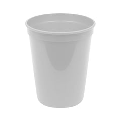Plastic Stadium Cups - White 16 oz (25 PACK)
