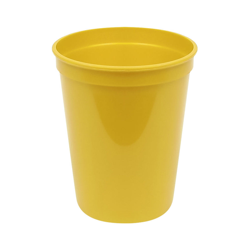Plastic Stadium Cups - Yellow 16 oz (500 PACK)