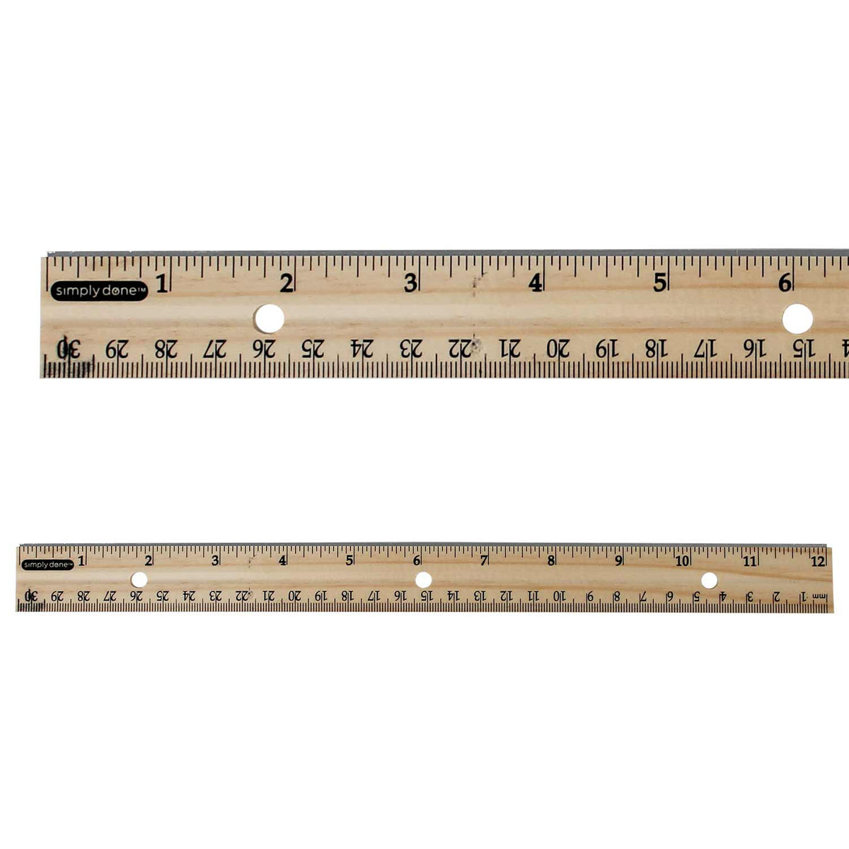 Ruler With Metal Edge 12" (EACH)