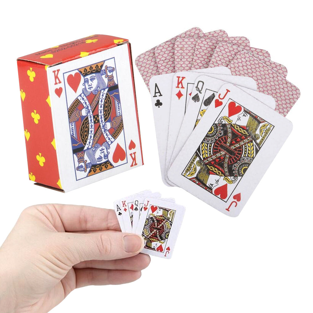 Mini Playing Cards 1.5" (48 PACK)