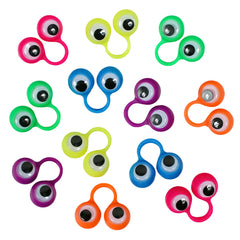 Child Size Googly Eye Ring Assortment 1.5" (DZ)