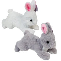 Plush Laying Bunny Assorted 12" (EACH)