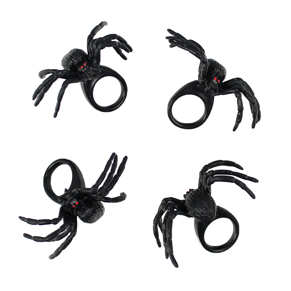 Child Size Spider Rings 2" (DZ)