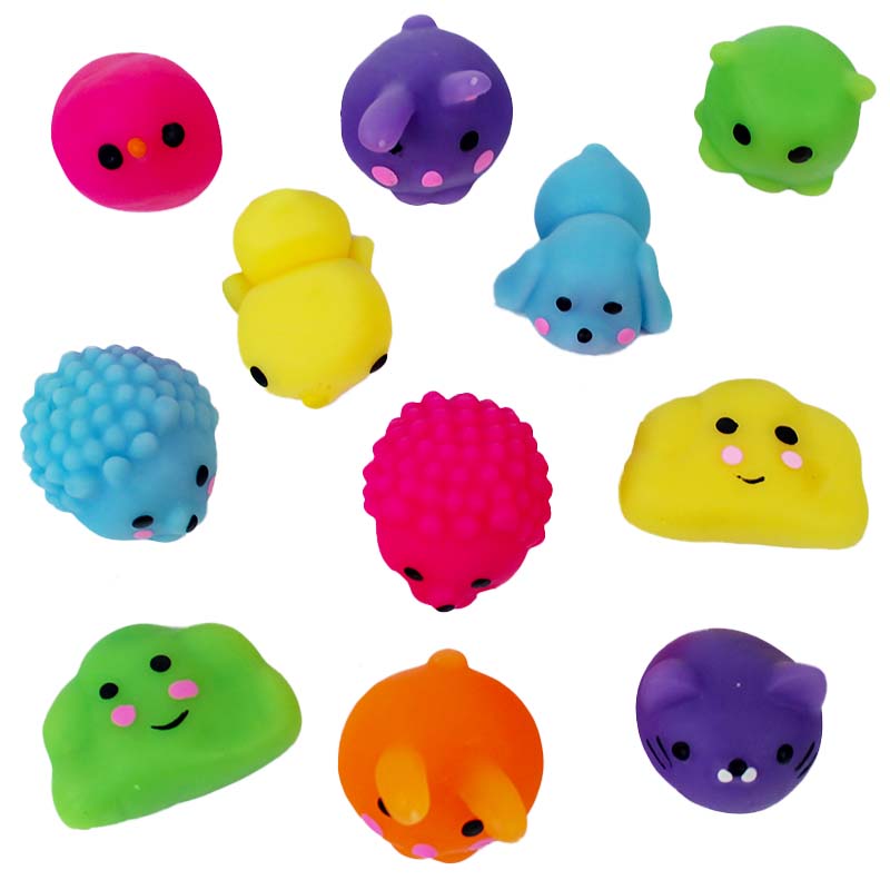 Squishy Mochi Toy Assortment 1.5" - 2" (100 PACK)