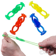 Sticky Stretchy Flying Frog Assortment 3" (100 PACK)