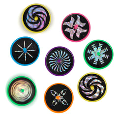 Spinning Tops Laser Design Assortment 1.5" (144 PACK)