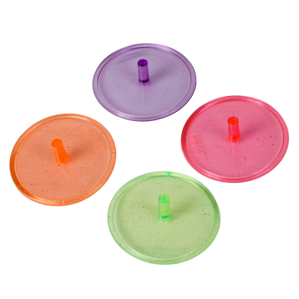 Mini Translucent Top Assortment 1.5" (144 PACK)