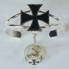 CROSS BRACELET WITH MATCHING RING (Sold by the piece) *- CLOSEOUT NOW $ 7.50 EA