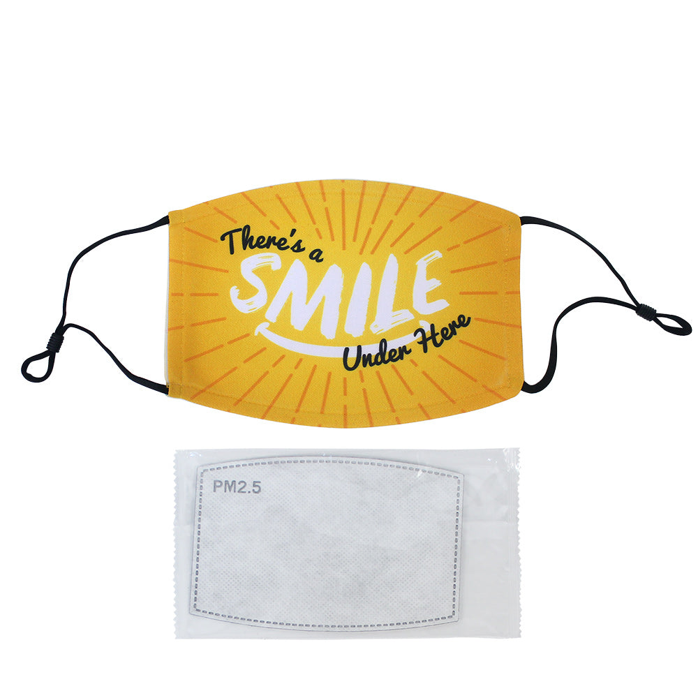 There's A Smile Under Here Face Mask & Filter Set (EACH)
