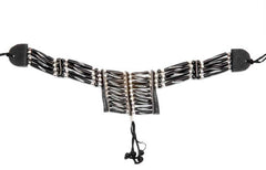 SMALL INDIAN STYLE BUFFALO BONE BREAST CHEST PLATE ( sold by the piece / color )