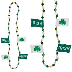 Beads - Irish Flags 42" (6 PACK)