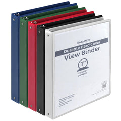 Bulk 1-Inch Hard Cover 3-Ring Binders