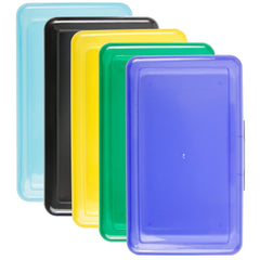 Bulk Plastic Pencil Box - Assorted Colors