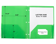 Bulk Translucent 2-Pocket Poly Folders