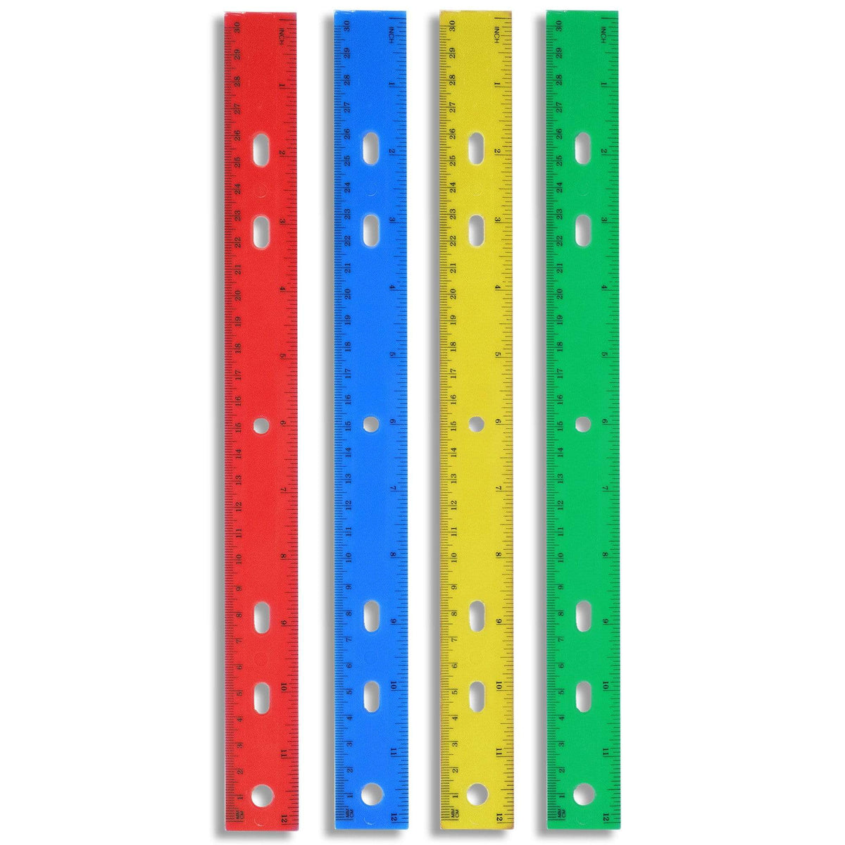Bulk Plastic 12-Inch Rulers