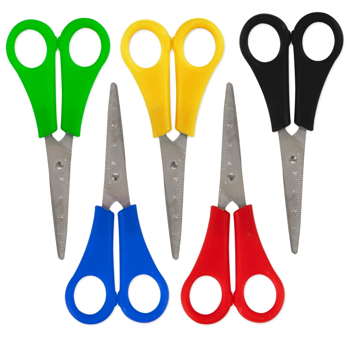 Bulk 5-Inch Kids Scissors with Pointed Tip