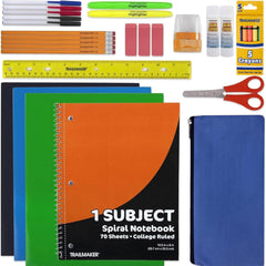 30-Piece Bulk School Supply Kit