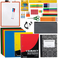 60-Piece Universal Bulk School Supply Kit