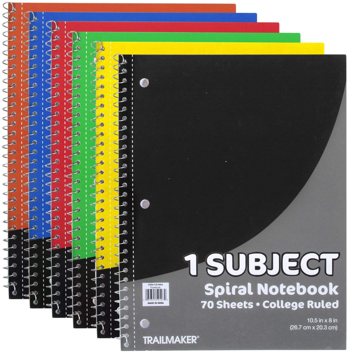 Bulk Trailmaker 1-Subject Notebook, College Ruled, 70 Sheets