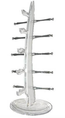 5 PAIR ACRYLIC SUNGLASS DELUXE COUNTER RACK (Sold by the piece) *- CLOSEOUT $7.50 EA H