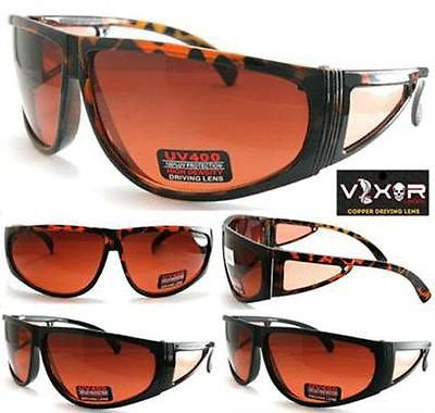 LARGE LENSES COBRA RACER BLUE BLOCKER DRIVING GLASSES ( sold by the piece )