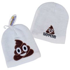 Poop Emoticon Beanie Hat Assorted (EACH)