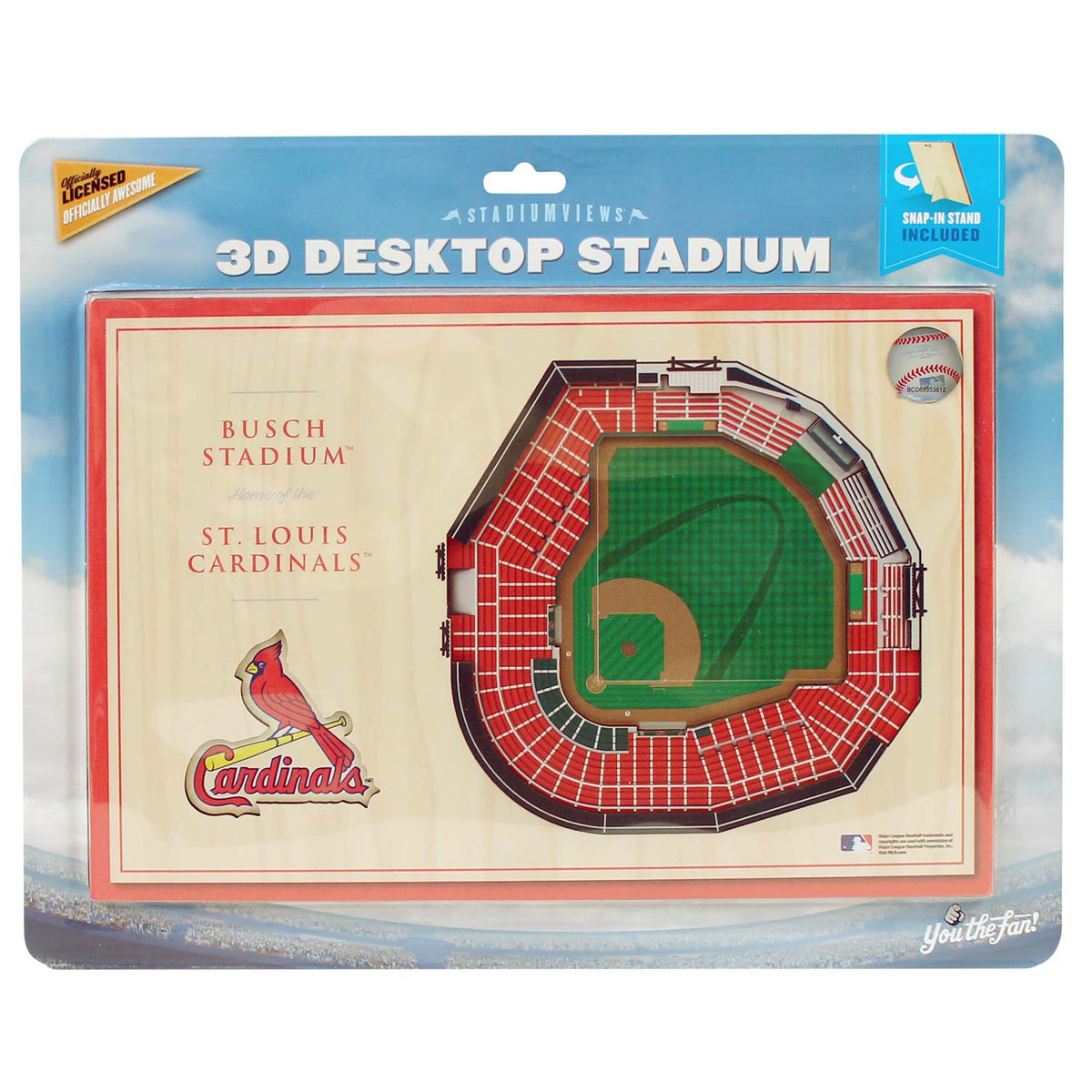 St. Louis Cardinals 3D Desktop Stadium Sign 12" (EACH)