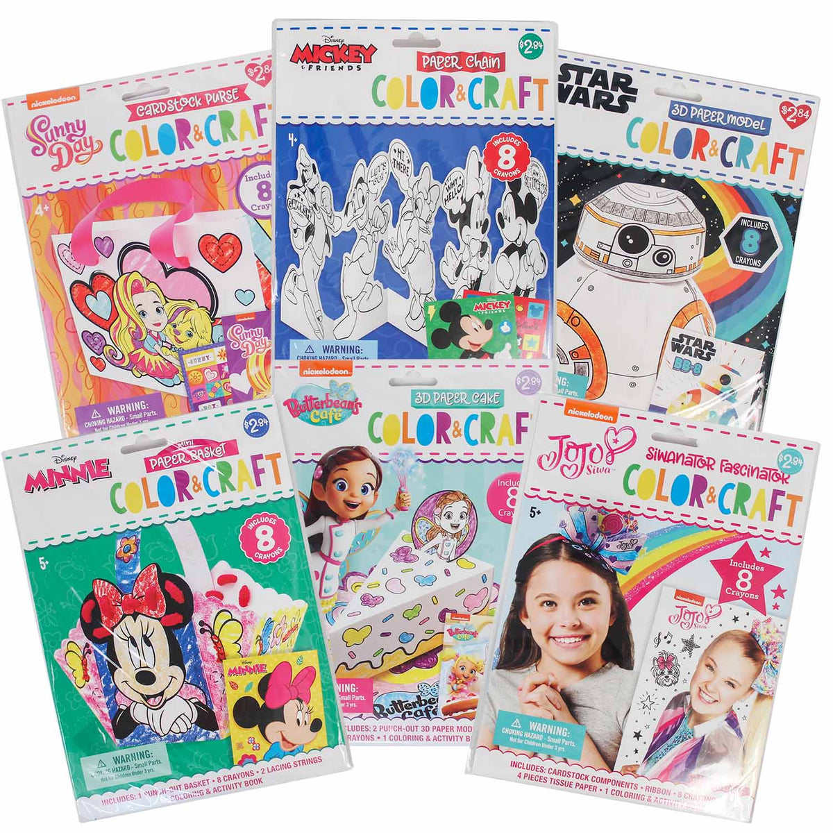 Licensed Color & Craft Kit Assorted 7" x 9" (EACH)