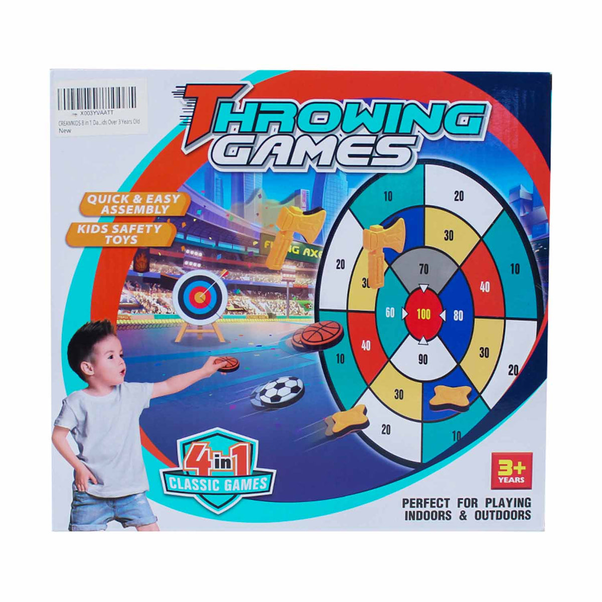 Four In One Throwing Game 10.75" (EACH)