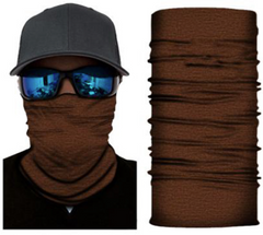 SOLID COLOR SEAMLESS BANDANA TUBE MULTI FUNCTION WRAPS *4 COLORS*  ( SOLD BY THE DOZEN ASSORTED STYLES)