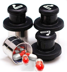 Secret Stash Car Cigarette Lighter Pill Box Container Safe Storage Case (sold by the piece or dozen)
