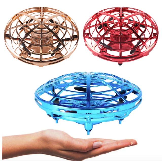 MOTION CENSORED SELF FLYING LIGHT UP HOVER UFO ( sold by the piece)