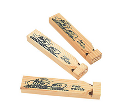 Wooden Train Whistle (12/package) 85?› each