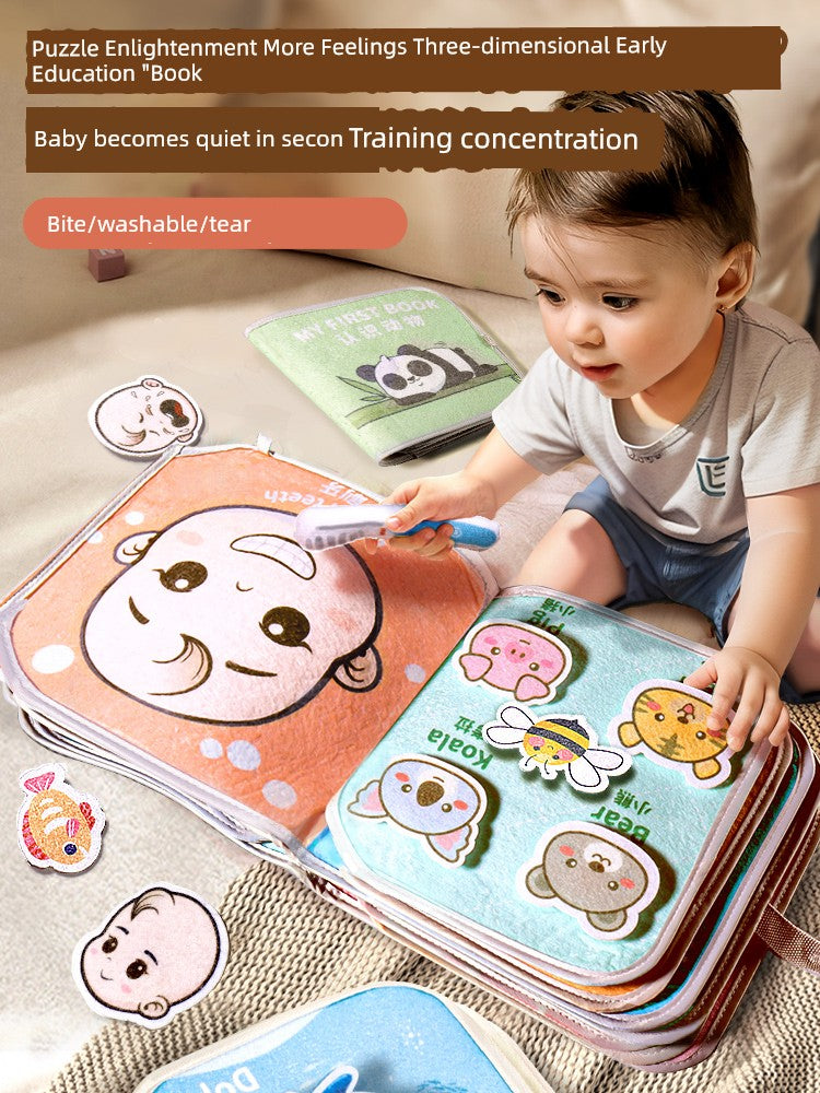 Baby Tearing Book Biteable Finger Small-Month Toy