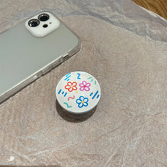 ERROR 2022 New Popular Ring Phone Holder Grip Socket For Cellphone Stand Finger Holders Mobile Accessories Cute Flower Fashion Luxury