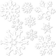 Snowflake Cutout Assortment 5" - 12" (9 PACK)