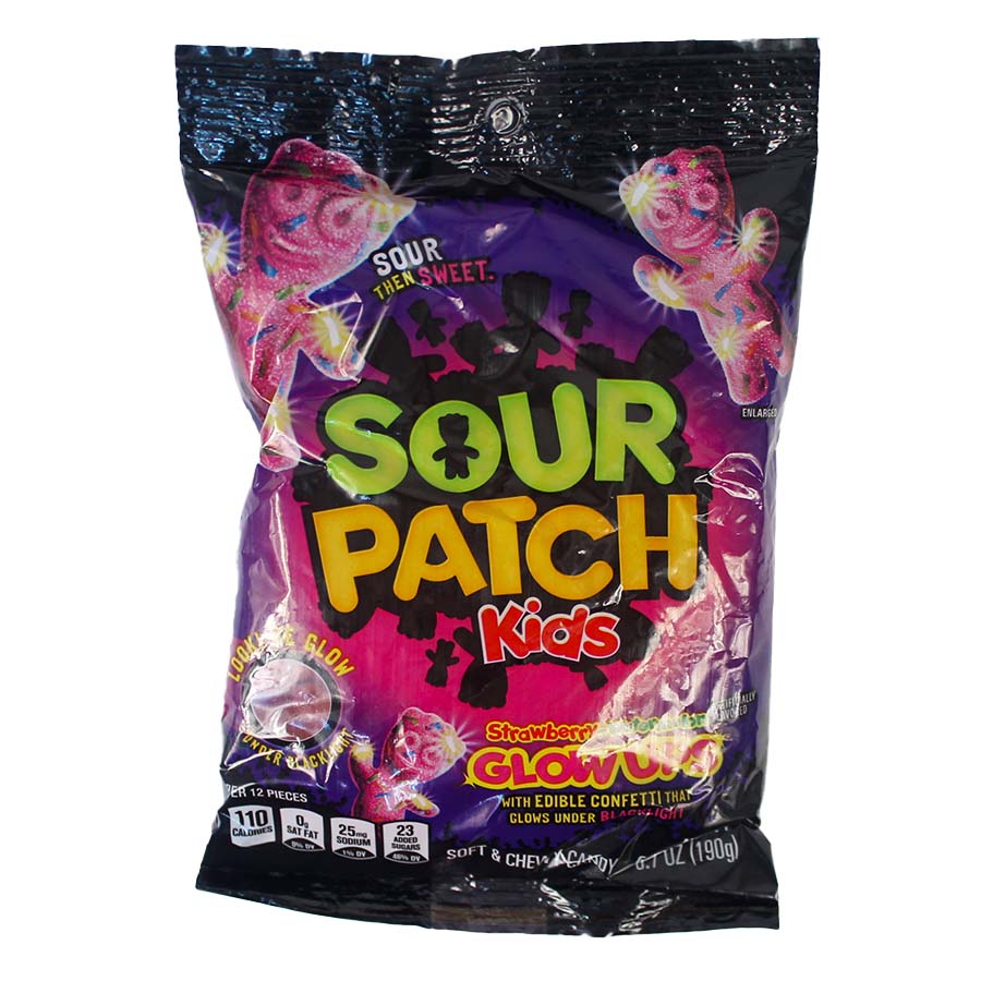 Sour Patch Kids Strawberry-Watermelon Glow Ups 6.7 oz (BB March 2026)