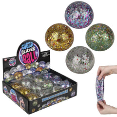 Sparkle Squeezy Sugar Ball Assortment 2.4" (DZ)