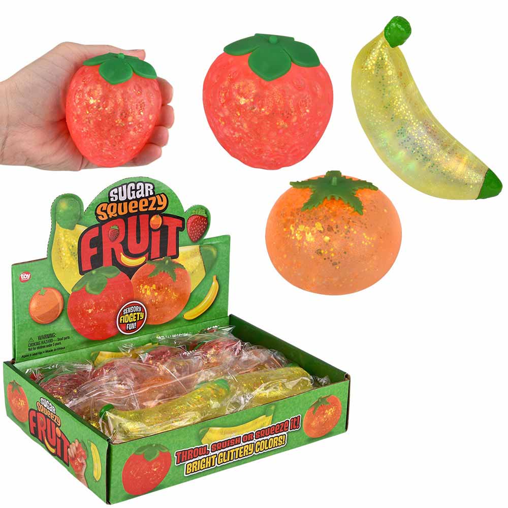 Squeezy Sugar Fruit Assortment 2.5"-5" (DZ)