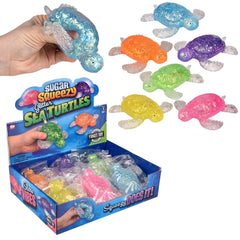 Squeezy Sugar Sea Turtle Assortment 4" (DZ)