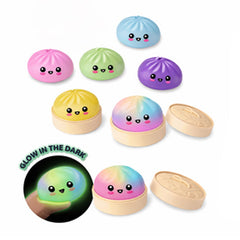 Squishy Glow In The Dark Mystery Dumpling Assorted 3.5" (EACH)
