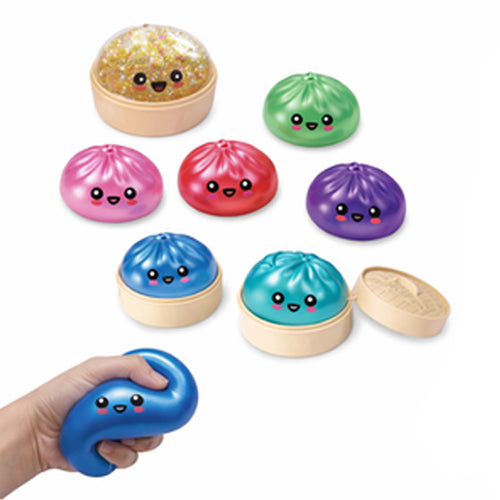 Squishy Metallic Mystery Dumpling Assorted 3.5" (EACH)