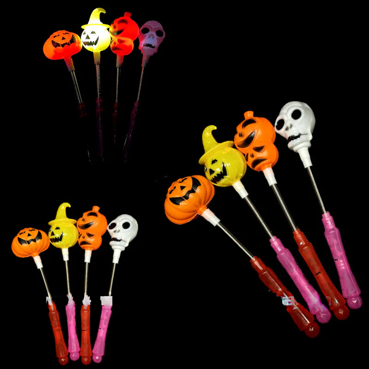 Light Up Halloween Wands For Kids - Assorted