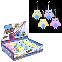 Stretchy Owl Yo-Yo Assortment 6" (DZ)