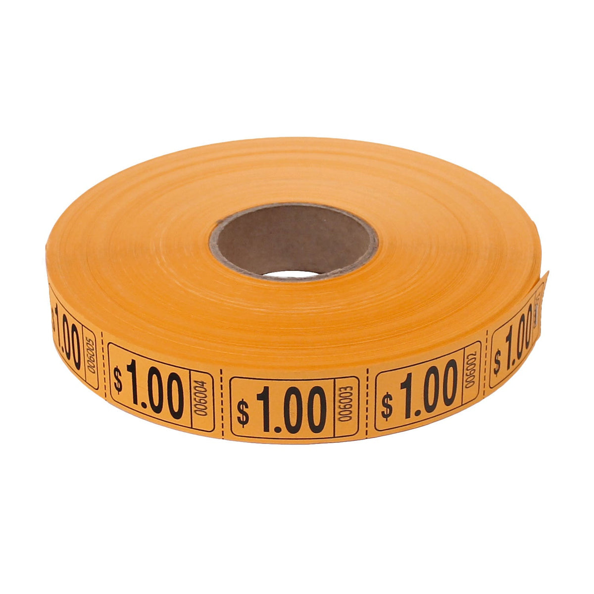 Roll Tickets - Dollar - Orange 2000 Roll (EACH)