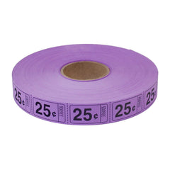 Roll Tickets - 25 Cent - Purple 2000 Roll (EACH)