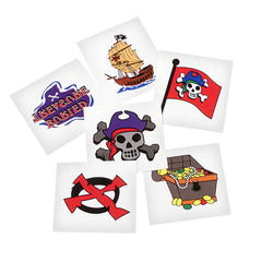 Tattoos - Pirate Assortment 1.5" (144 PACK)