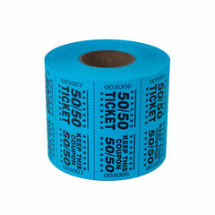 Double Roll 50/50 Tickets - Blue 1000 Roll (EACH)