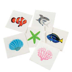 Tattoos - Coral Reef Assortment 1.5" (144 PACK)